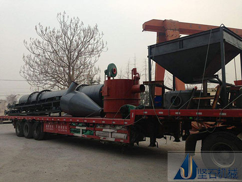 污泥烘干機發往山西晉中客戶現場
